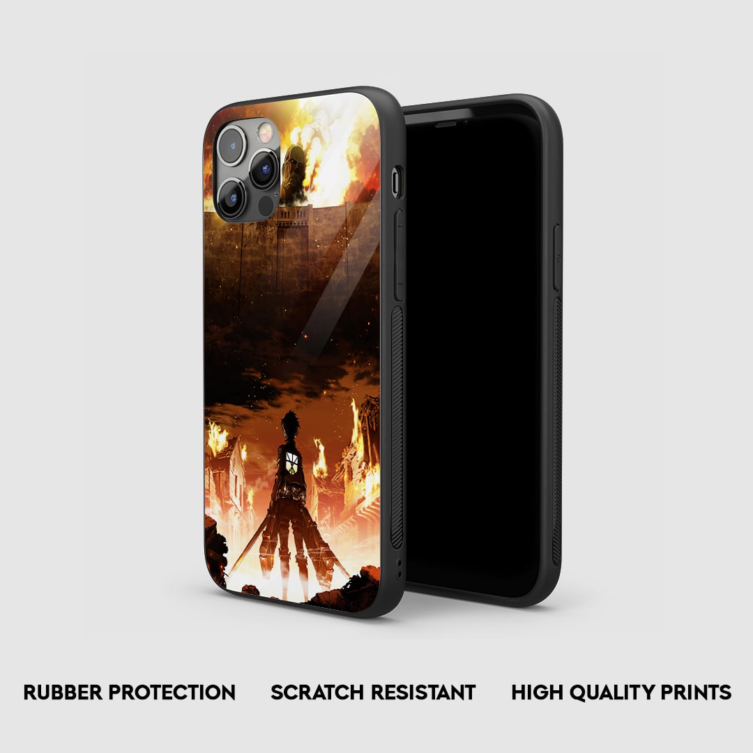 AOT Wall Silicone Armored Phone Case by Anime Phone Cover