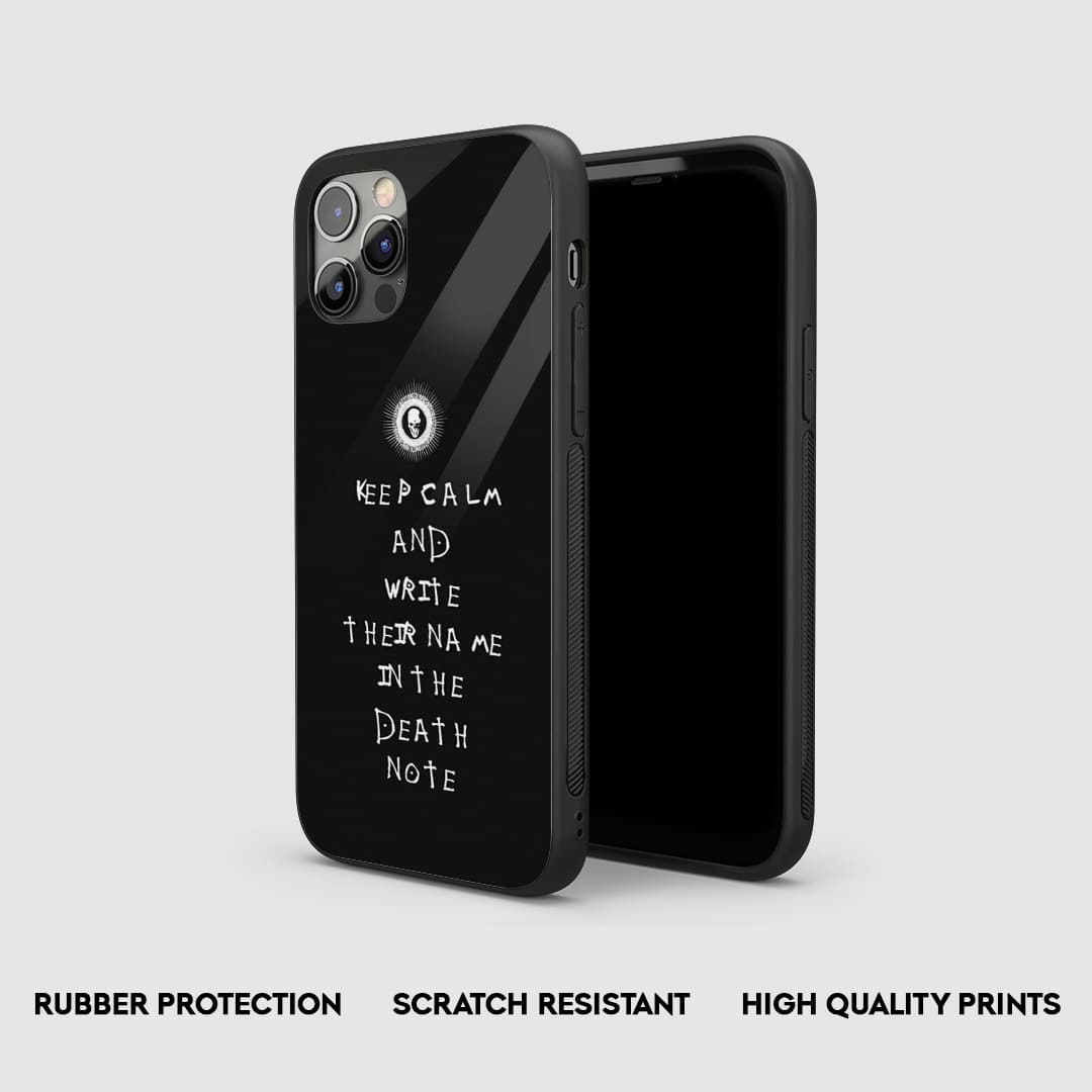 Death Note Quote Silicone Armored Phone Case by Anime Phone Cover
