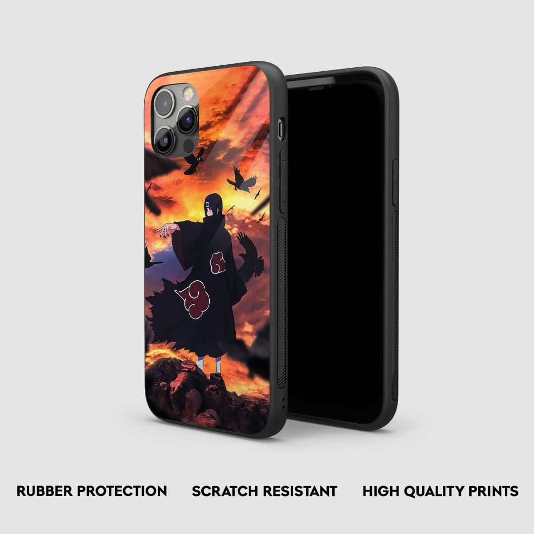 Itachi Mangekyo Silicone Armored Phone Case by Anime Phone Cover