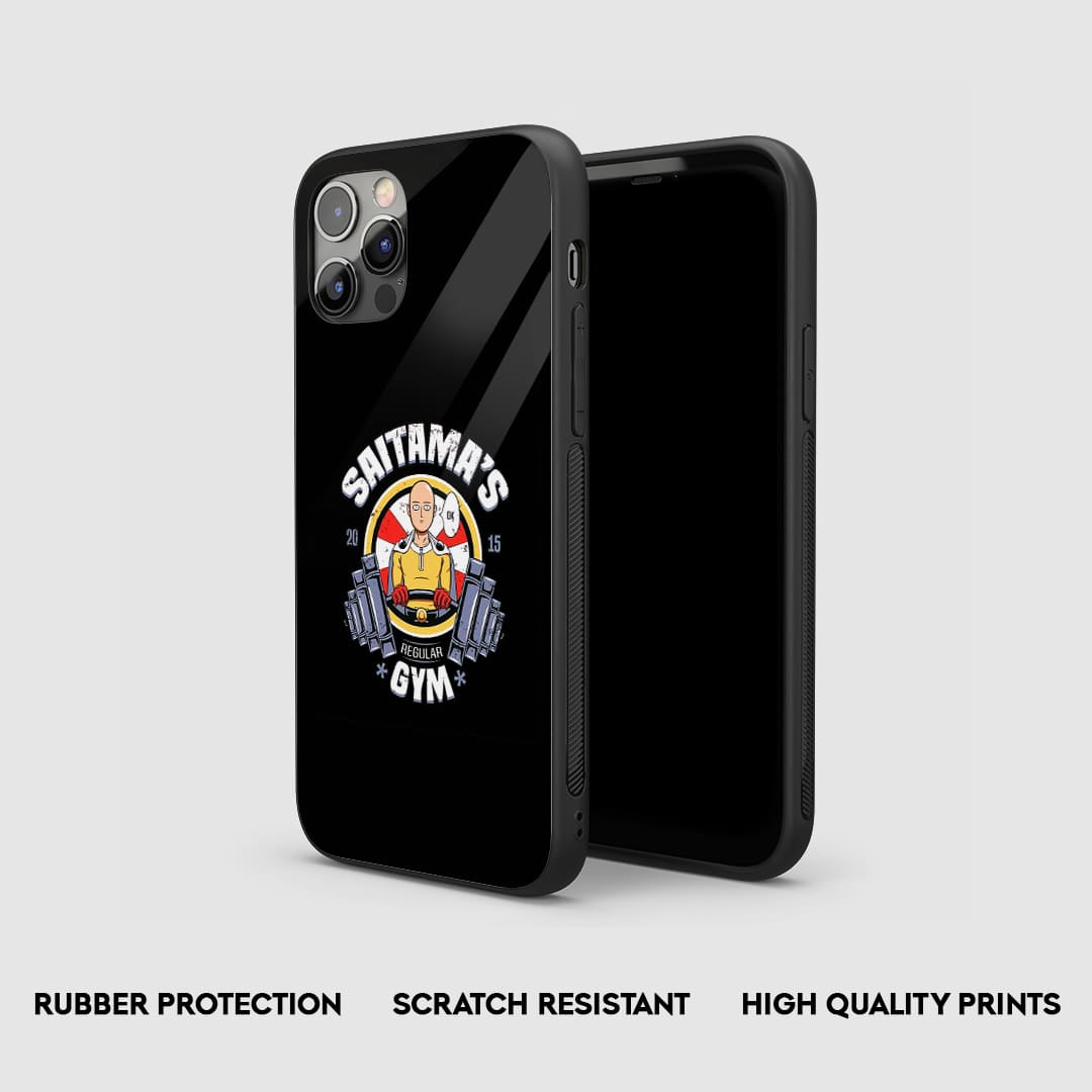 Saitama Gym Silicone Armored Phone Case by Anime Phone Cover
