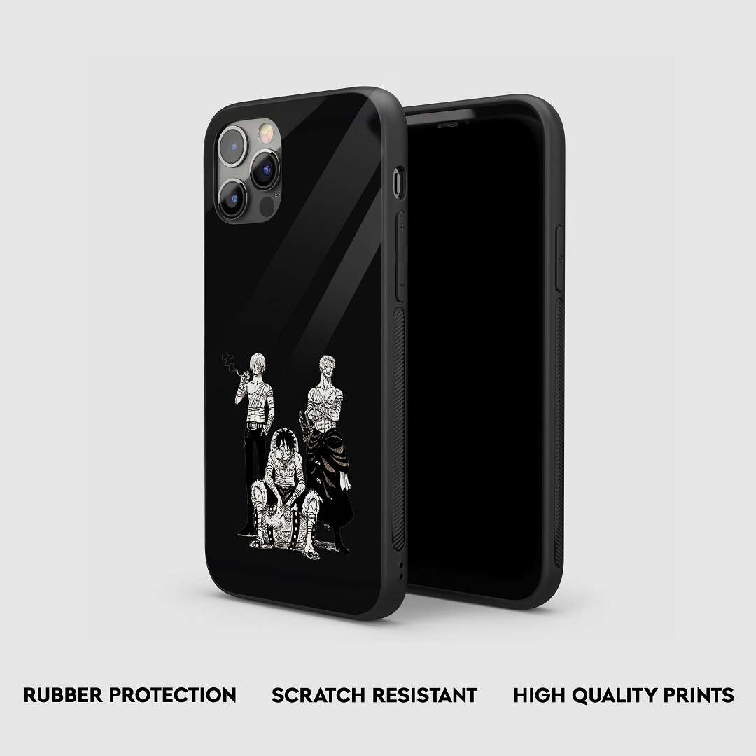 Straw Hat Trio Silicone Armored Phone Case by Anime Phone Cover