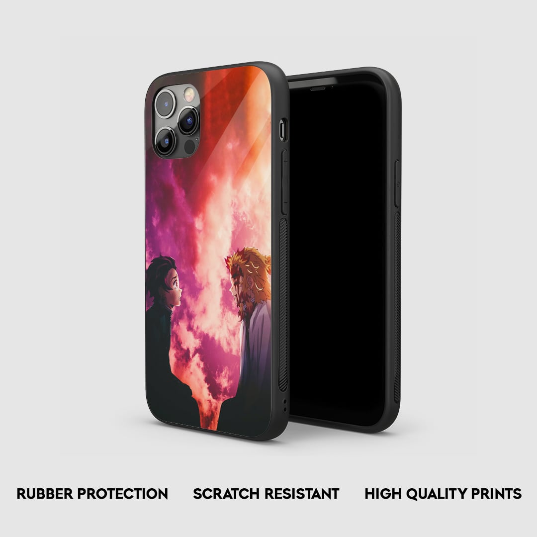 Tanjiro X Rengoku Silicone Armored Phone Case by Anime Phone Cover