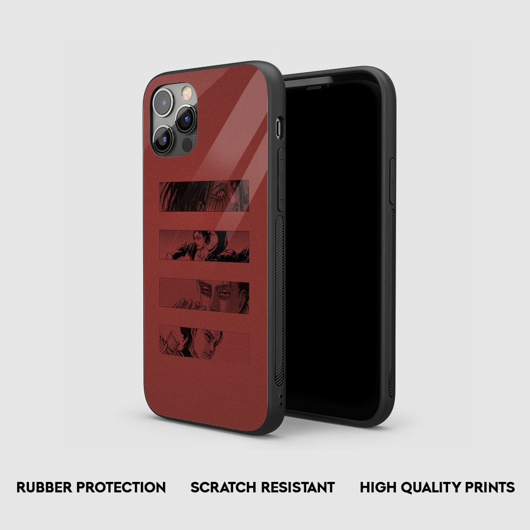 Eren Revolution Silicone Armored Phone Case by Anime Phone Cover