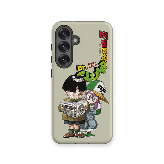 Gohan x Arale x Toriyama-Tough MagSafe phone case by Anime Phone Cover