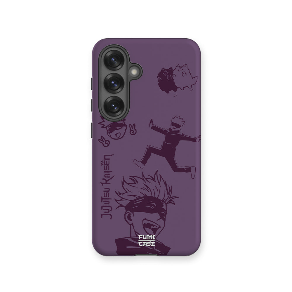 Gojo Vibing-Tough MagSafe phone case by Anime Phone Cover
