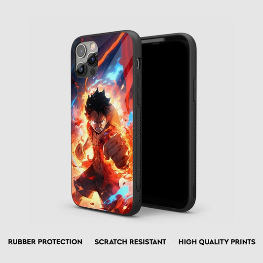 Monkey D Action Silicone Armored Phone Case by Anime Phone Cover
