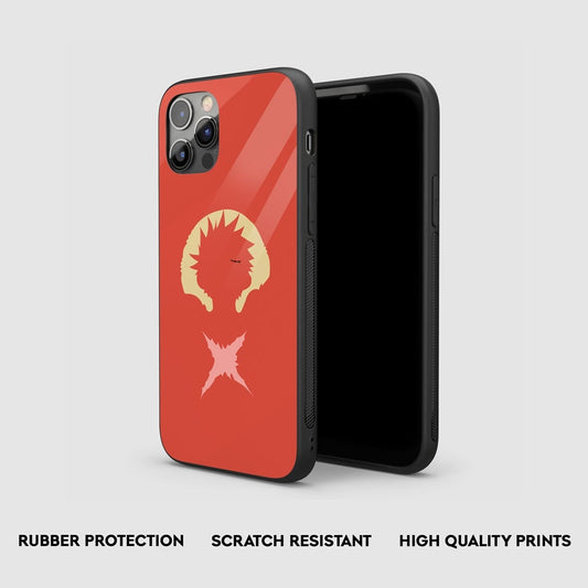 Monkey D Luffy Scar Silicone Armored phone Case by Anime Phone Cover