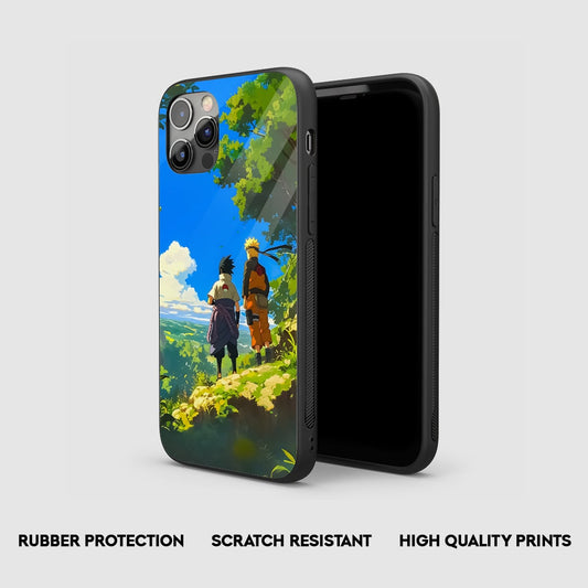 Naruto Sasuke Aesthetic Silicone Armored Phone Case