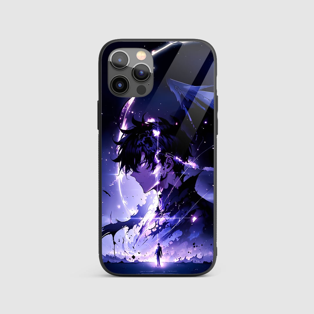Sung Jinwoo Graphic Silicone Armored Phone Case by Anime Phone Cover