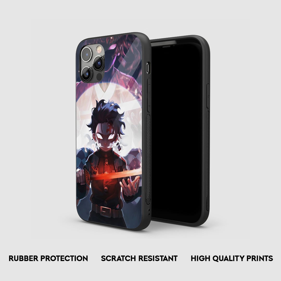 Tanjiro Graphic Silicone Armored Phone Case by Anime Phone Cover
